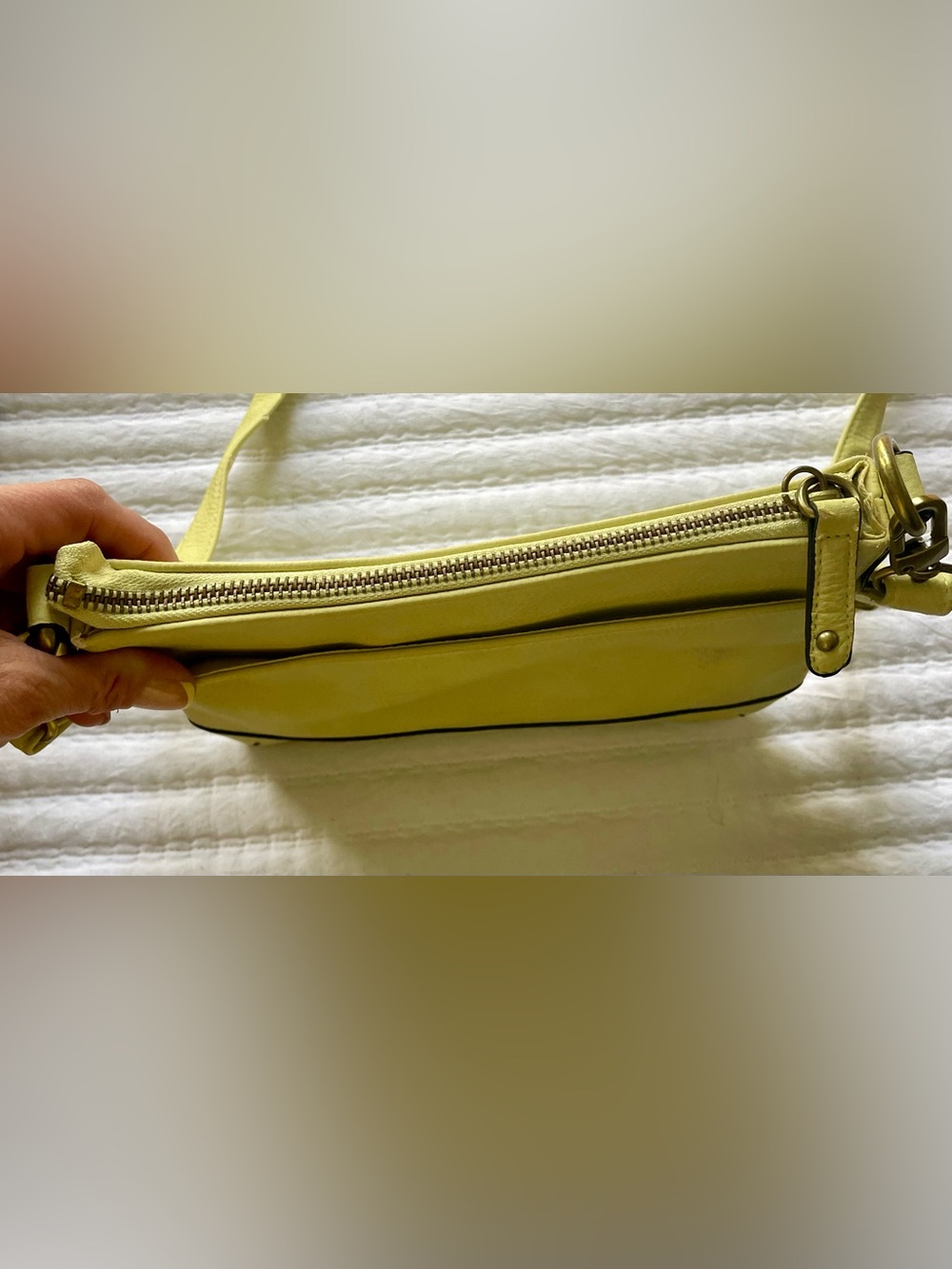 Merona Yellow Crossbody Purse & Clutch - Picture 11 of 15